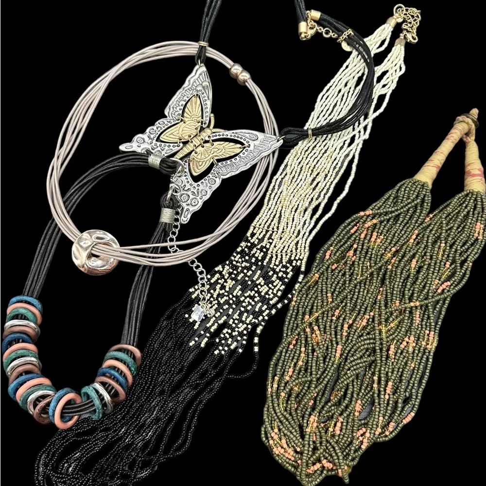 Bundle of Multi Layered Necklace - Picture 1 of 6